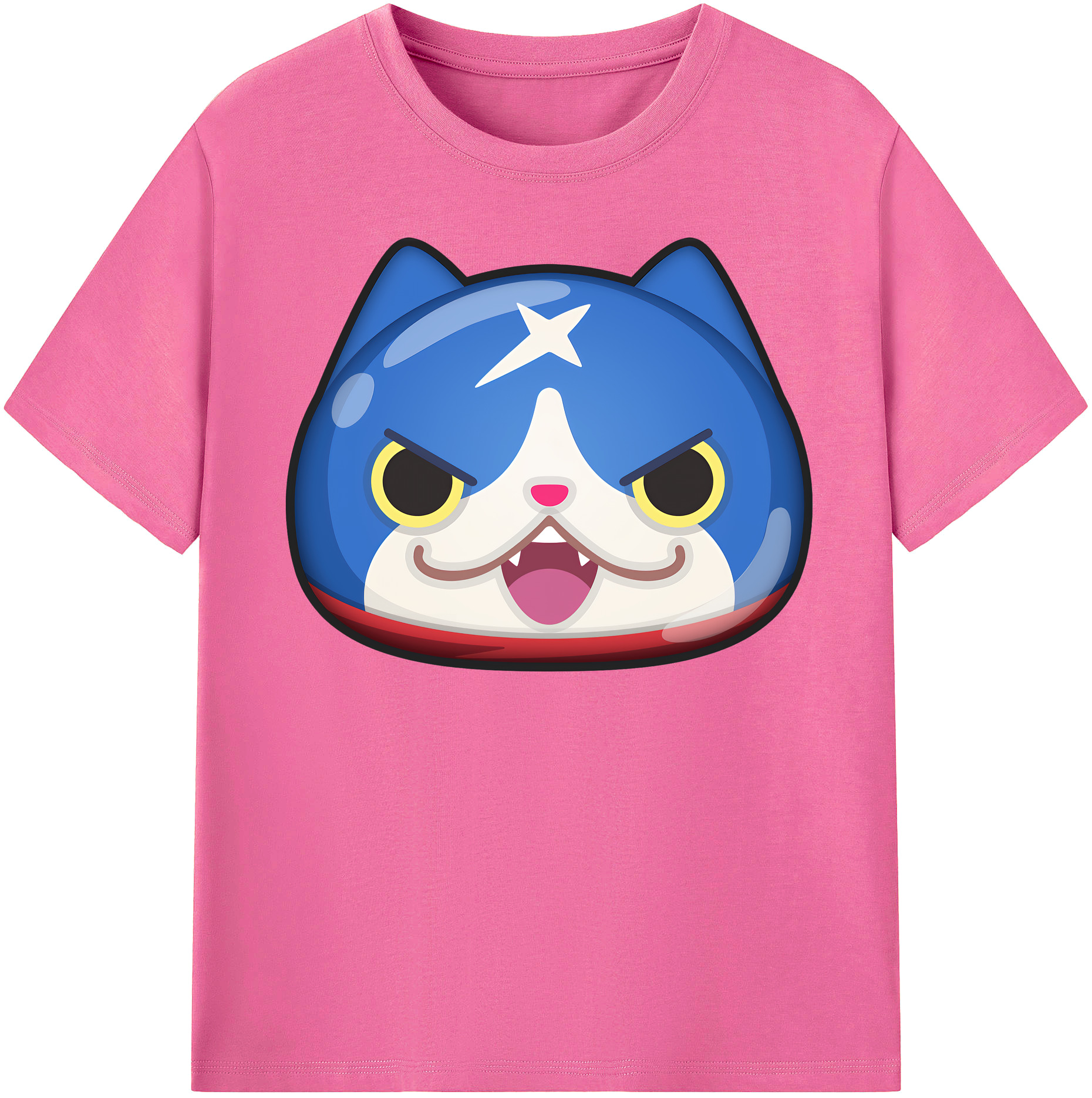 （画像用） 妖怪ウォッチ Yo-kai Watch レディースカジュアルプリントTシャツ（綿100％）